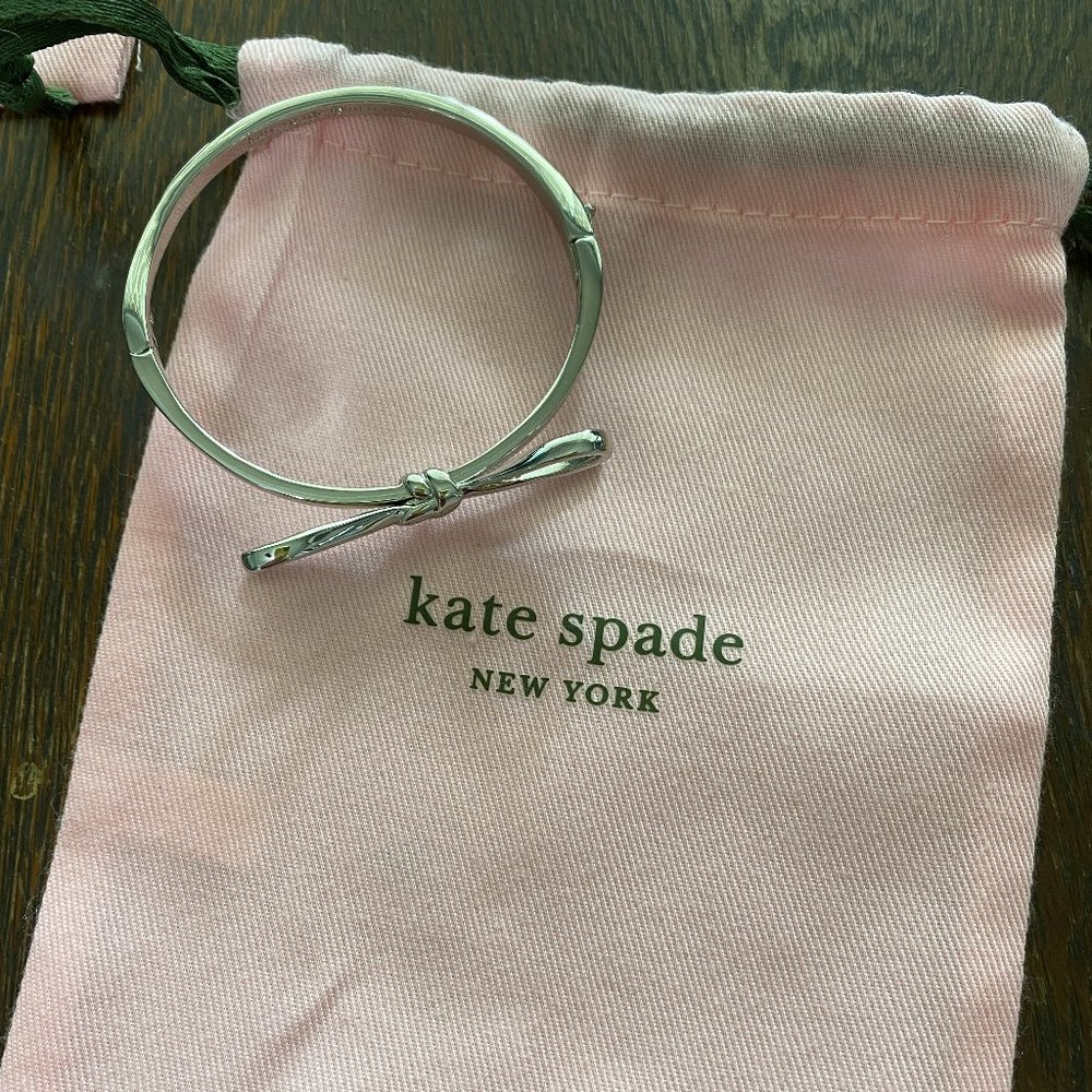 Kate Spade silver bow bracelet